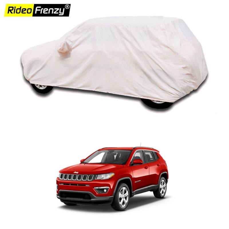 Buy Heavy Duty 100% Waterproof Jeep Compass Car Body Cover online at low prices-RideoFrenzy