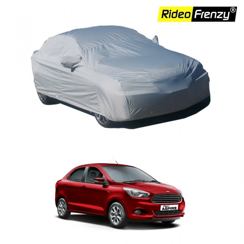 Buy Premium Ford Figo Aspire Body Cover with Mirror Pockets at low prices-RideoFrenzy