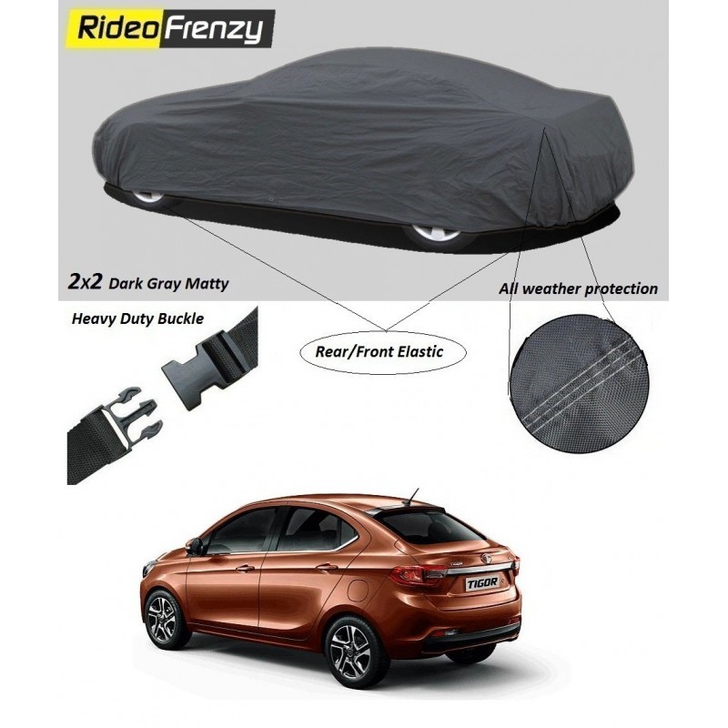 Buy Heavy Duty Tata Tigor Body Cover at low prices-RideoFrenzy
