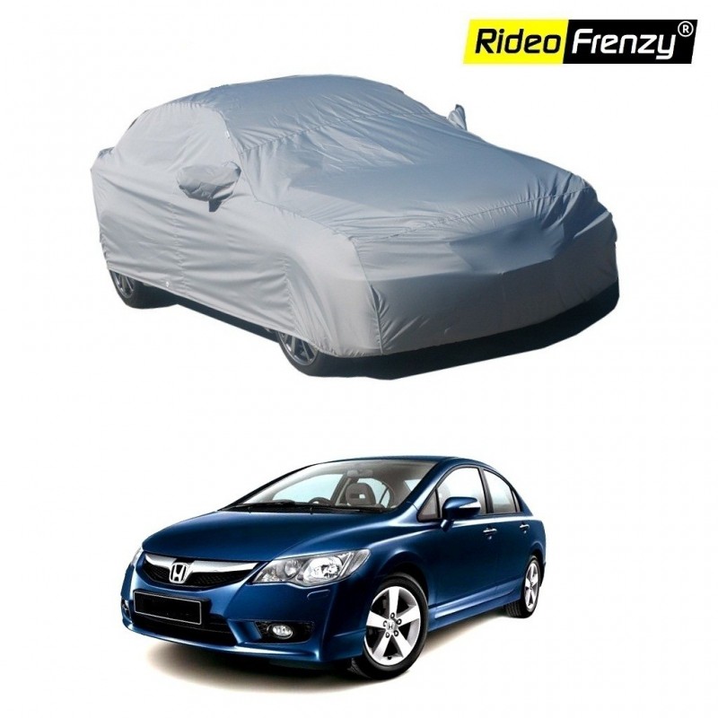 Buy Premium Fabric Honda Civic  Body Cover with Mirror Pockets at low prices-RideoFrenzy