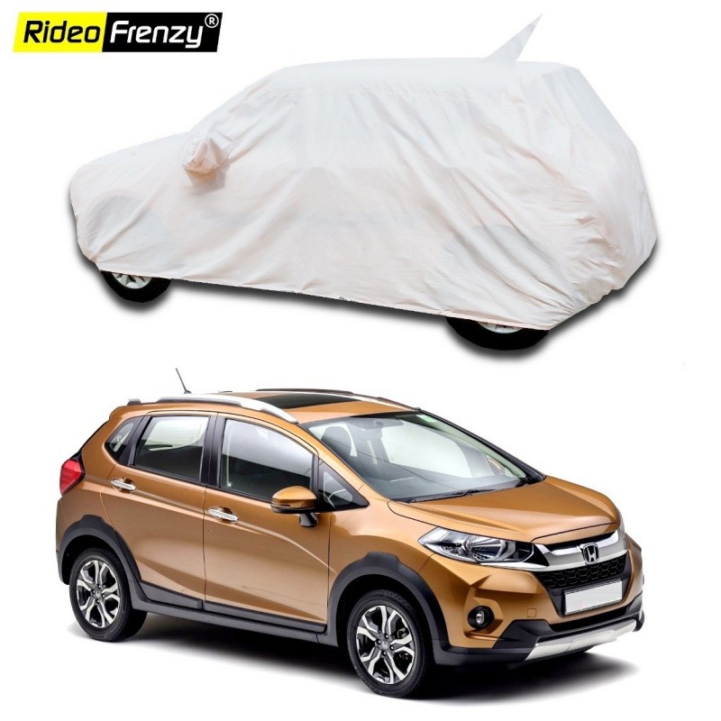 Buy 100% Waterproof Honda WRV Car Body Cover with Mirror & Antenna Pocket online at Rideofrenzy
