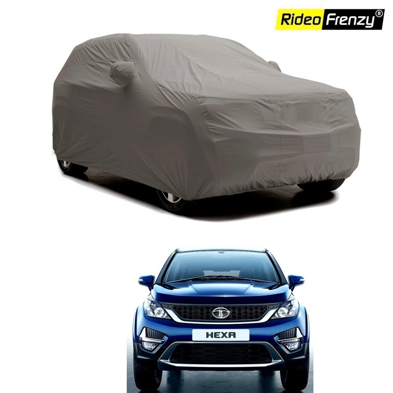 Buy Heavy Duty Tata HEXA Car Body Covers Online at low prices-RideoFrenzy
