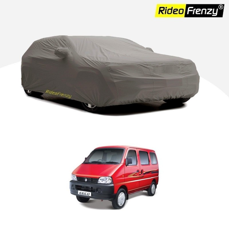 Buy Premium Body Cover for Maruti Eeco with Mirror Pockets Online at best prices:RideoFrenzy