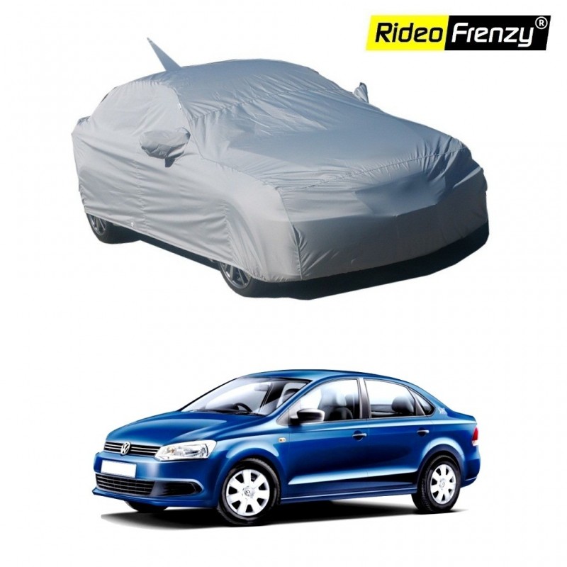 Buy Volkswagen Vento Body Cover with Mirror & Antenna Pockets online at best prices | Rideofrenzy