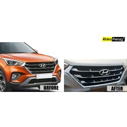 Buy Hyundai Creta 2018 Chrome Grill [OEM Fit] low prices in India-RideoFrenzy