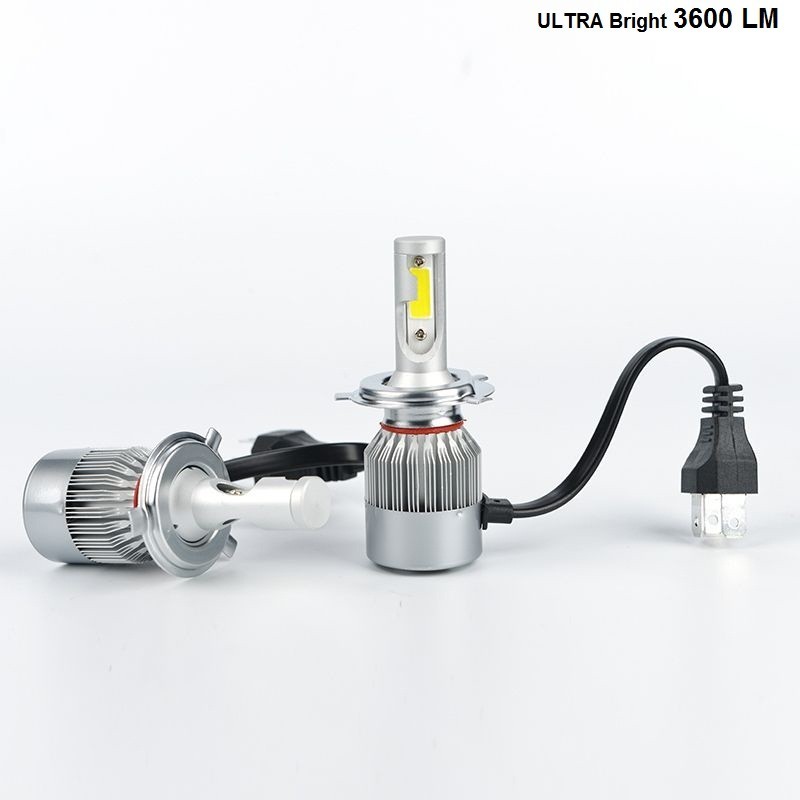 Buy H4 LED Bulbs, 3800LM Ultra Bright White Light