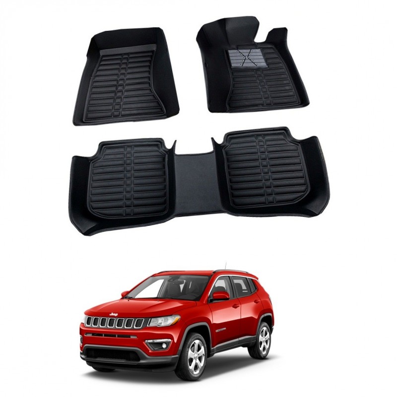 Buy Jeep Compass Full Bucket 5D Floor Mats online at lowest price in India
