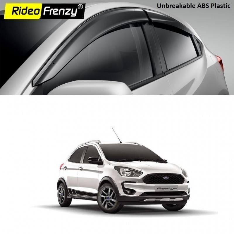 Buy Unbreakable Ford FreeStyle Door Visors in ABS Plastic at low prices-RideoFrenzy