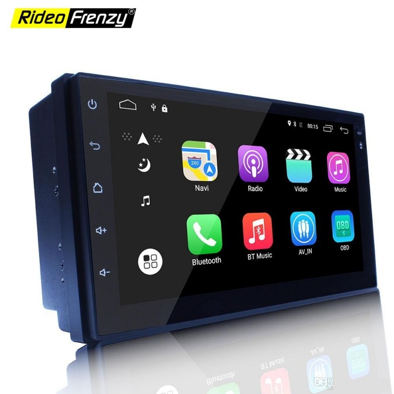YODY Inch Single Din Android Car Stereo Support Bluetooth WiFi GPS Navigation Mirror Link AM FM