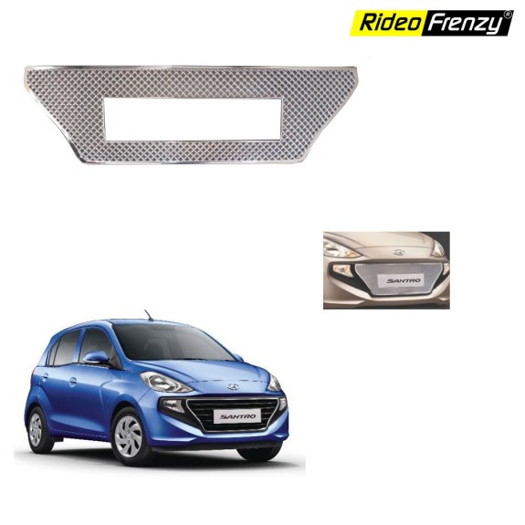 Buy New Santro 2018 Front Chrome Grill Covers at low prices-RideoFrenzy