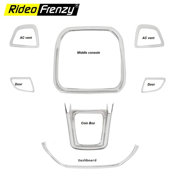 Buy Maruti Suzuki Vitara Brezza Interior Chrome Kit Online | Best Quality Guarantee