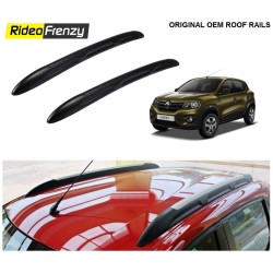 Buy Renault Kwid Original Roof Rails @1799 | Limited Stock | Drill Free | Black