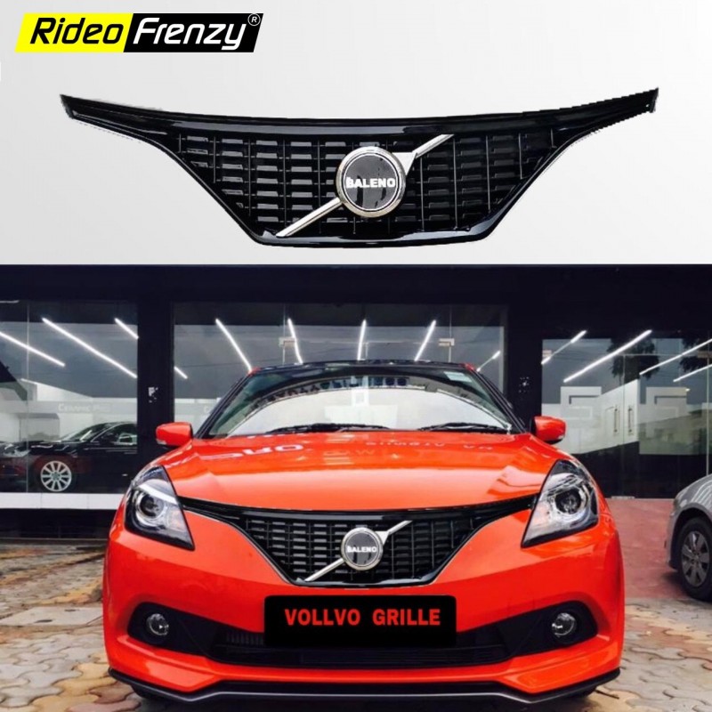 Maruti Baleno Modified Front Grill | Imported | ABS | Custom Fit | Volvo Style