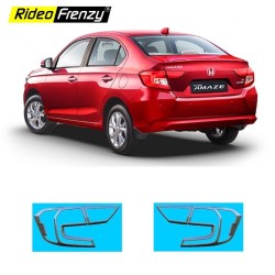 Buy Honda Amaze 2018 Chrome Tail Light Garnish Online India | Rustfree