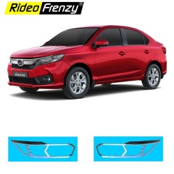 Buy Honda Amaze 2018 Chrome Headlight Garnish online India | RustFree