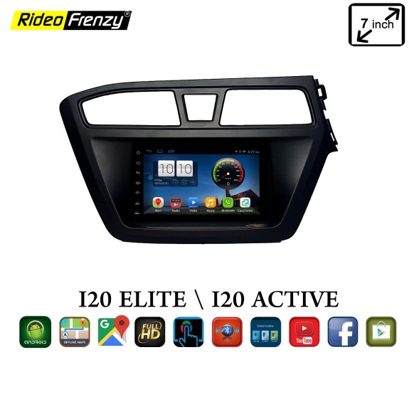 Hyundai Elite i20 Android Touch screen Stereo System @9999 Bluetooth | Wifi | FM Radio | GPS Navigator