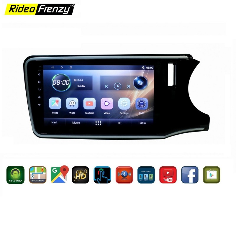 Honda City Android Double Din Stereo System With Inbuilt Bluetooth | Touch Screen | GPS Navigator |Wifi Connect