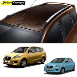 Datsun Go & Go Plus Roof Rails Silver ABS Plastic | Imported Quality | Drill Free