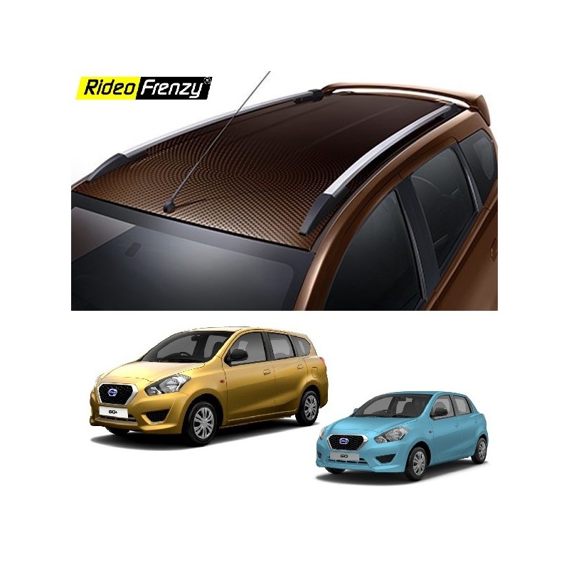 Datsun Go & Go Plus Roof Rails Silver ABS Plastic | Imported Quality | Drill Free