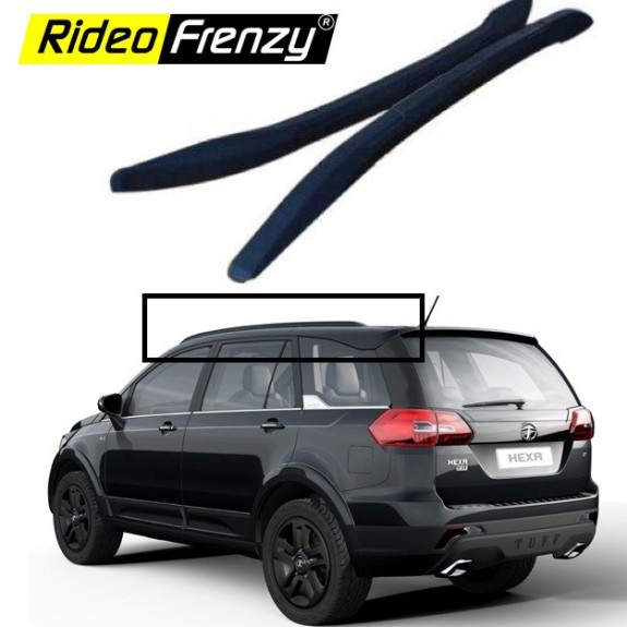 Buy Tata HEXA Roof Rails Silver ABS Plastic | Imported Quality | Drill Free