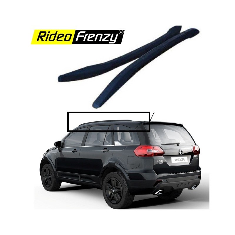 Buy Tata HEXA Roof Rails Silver ABS Plastic | Imported Quality | Drill Free