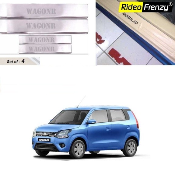 Buy Door Stainless Steel Sill Plate for New WagonR 2019 | Free Shipping | COD