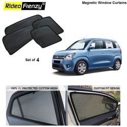 New WagonR 2019 Magnetic Car Window Sunshade | 90% heat isolation