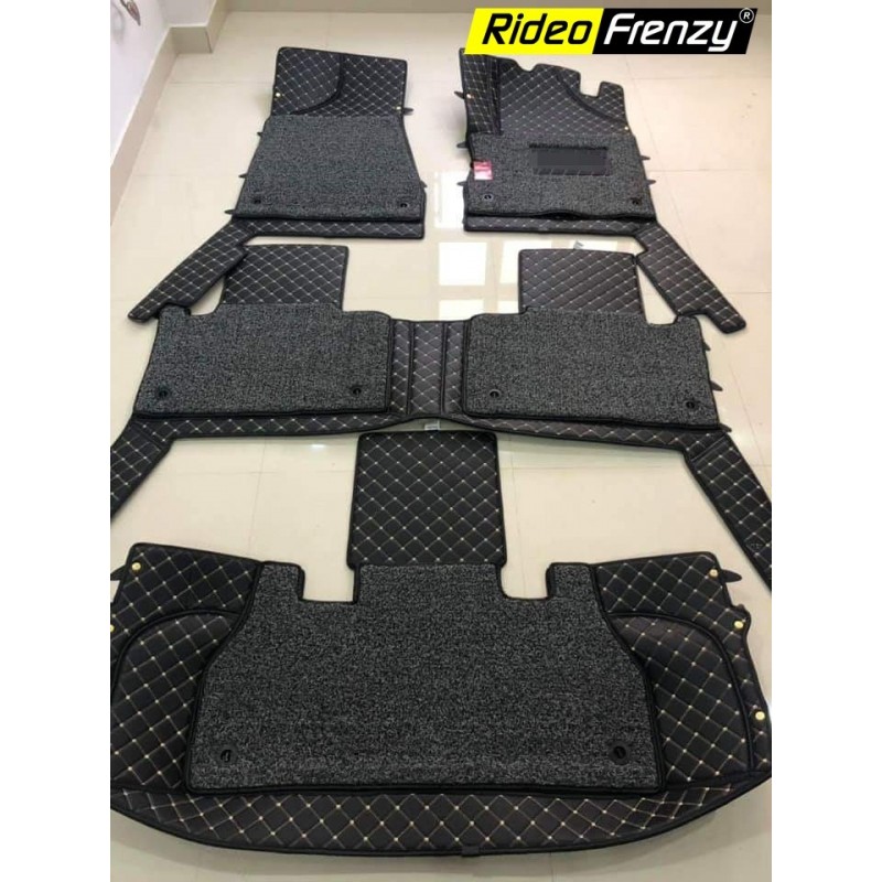 Buy Imported Innova Crysta Full Coverage 7D Floor Mats-Black online at low prices-RideoFrenzy