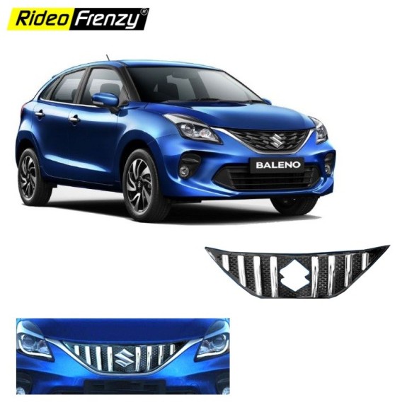 Buy Maruti New Baleno 2019 Customized Grill | Imported | ABS Moulded | Custom Fit | Black Color