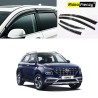 Buy Hyundai Venue Chrome Line Door Visors | Unbreakable ABS Plastic | Online India Rideofrenzy