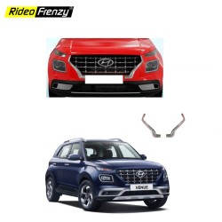 Buy Hyundai Venue Full Chrome Grill | Triple Layered Chrome Plating | Upper+Lower