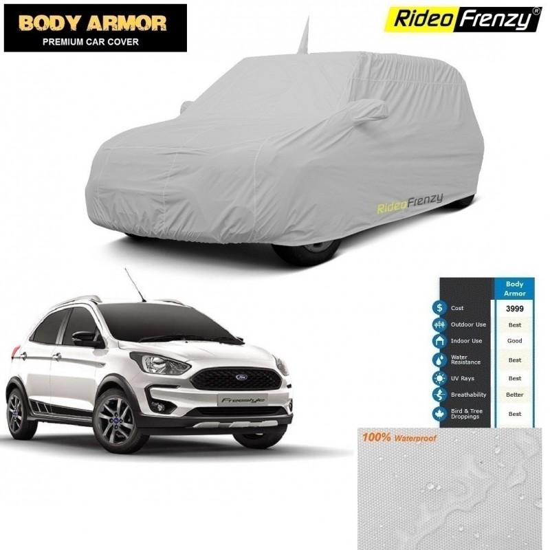Body Armor Ford Freestyle Car Cover with Antenna Pocket | 100% WaterProof | UV Resistant | No Color Bleeding