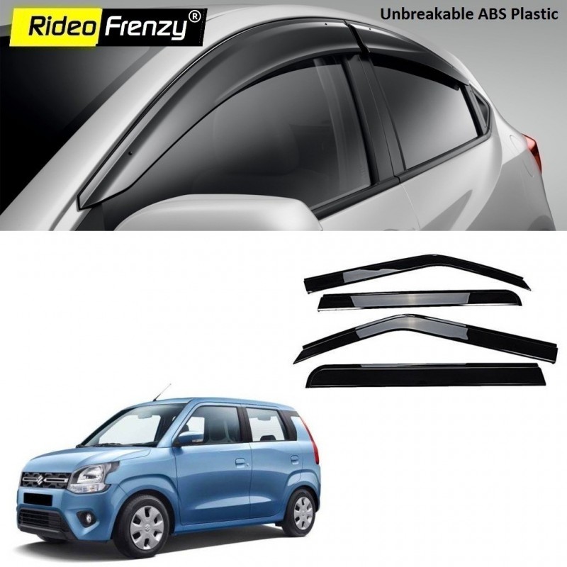 Buy Maruti New WagonR Door Visors | Unbreakable ABS Plastic for 2019 model