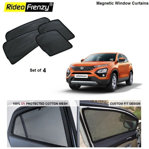 Buy Tata Harrier Magnetic Car Window Sunshade at low prices-Rideofrenzy