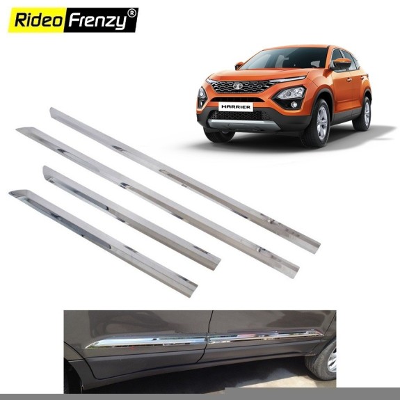 Buy Tata Harrier Stainless Steel Chrome Side Beading online at lowest prices in India