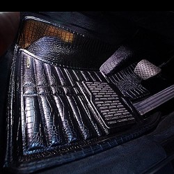 Kia Seltos 5D Floor Mats | Bucket Fit Design | Waterproof & Odorless | Crocodile Lamination