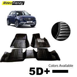 Kia Seltos 5D Floor Mats | Bucket Fit Design | Waterproof & Odorless | Crocodile Lamination