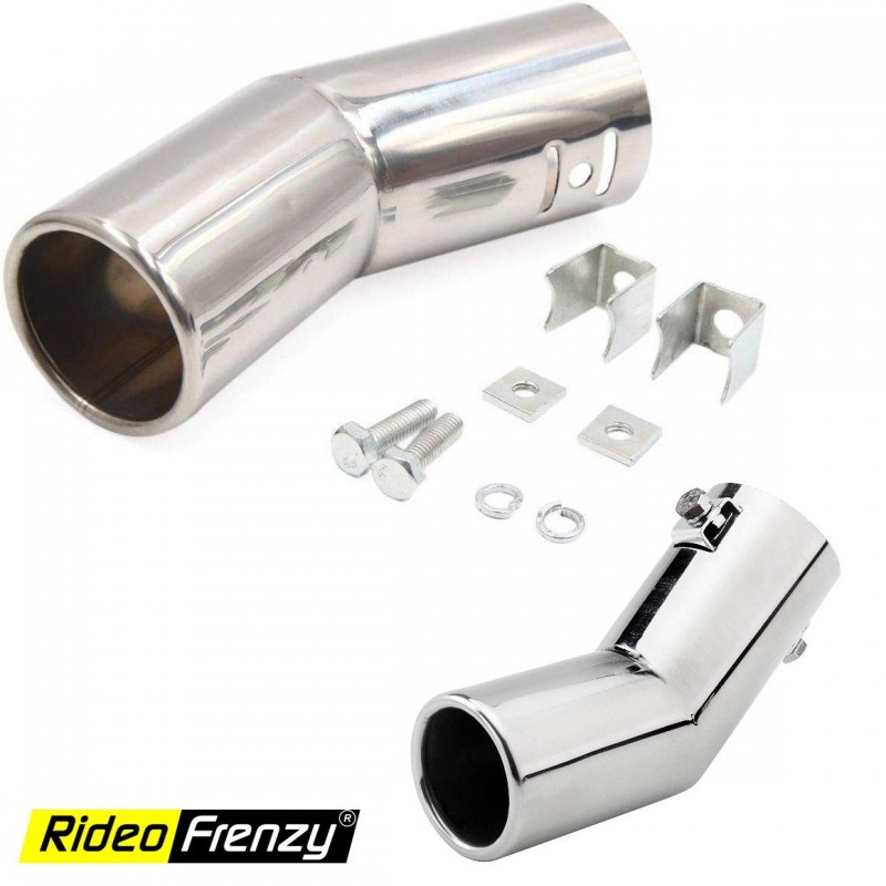 Silver 85mm/95mm Car Modified Tail Throat Suitable For 2018 8th Generation Camry Automotive Stainless Steel Exhaust Pipe Muffler 