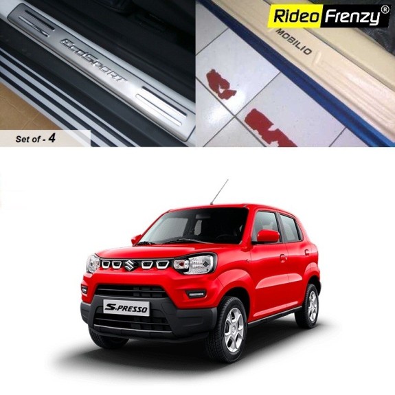 Maruti Suzuki S-Presso Door Scuff Plates | Stainless Steel