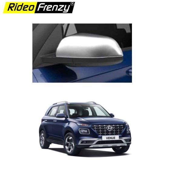 Hyundai Venue Chrome Mirror Covers | Triple Layered Chrome Plating