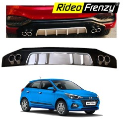 Hyundai Elite i20 Sporty Bumper Skirt Diffuser | Imported ABS Plastic