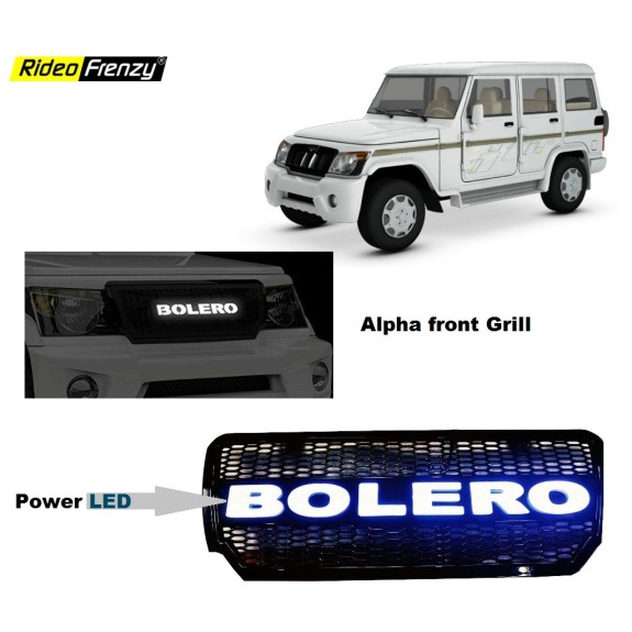 Mahindra Bolero Power LED Front Grill | Imported | ABS Moulded | Custom Fit
