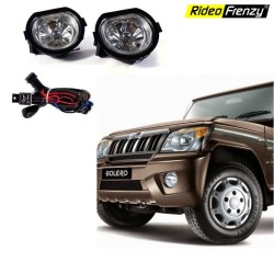 Mahindra Bolero Clear Fog Lamp with Bracket, Wiring & Switch