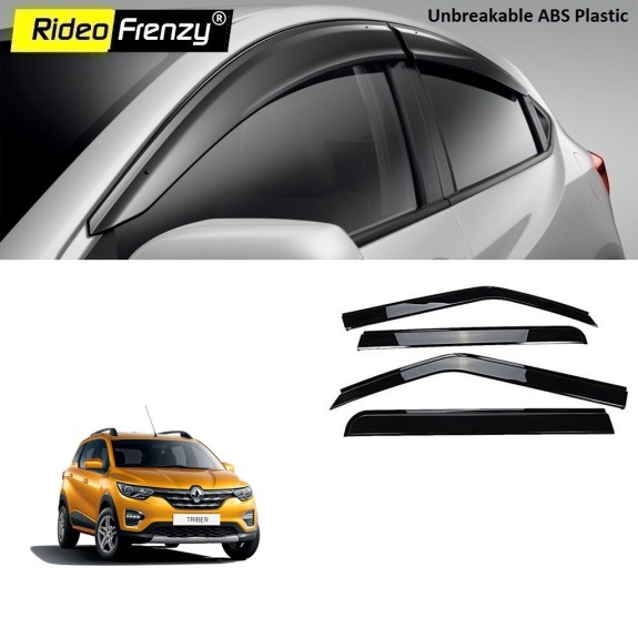 Renault Triber Wind Deflector Door Visors | ABS Plastic | Unbreakable Injection Molding
