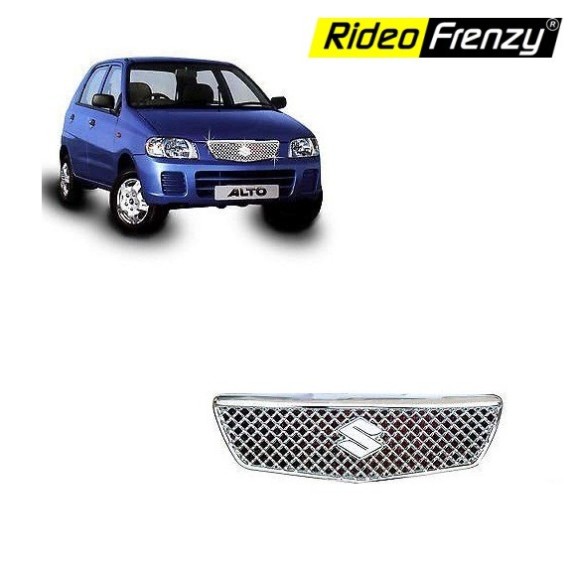 Buy Maruti Suzuki Alto Chrome Plated Front Grill |High Quality ABS Plastic | Old Model