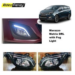 Buy Mahindra Marazzo Led DRL Day Time Running Lights | Matrix Type Turn Indicator Signal