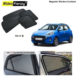 Buy Buy Hyundai Grand i10 Nios Magnetic Window Sunshades online at low prices-RideoFrenzy