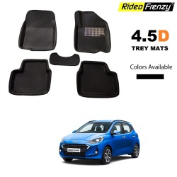 Hyundai Grand i10 NIOS 4D Crocodile Floor Mats | Bucket Fit Trey Design | Waterproof & Odorless