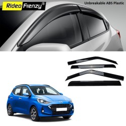 Buy Hyundai Grand i10 Nios Door Visors | ABS Plastic | Unbreakable Injection Molding