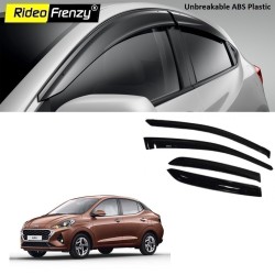 Buy Hyundai Aura Door Visors | ABS Plastic | Unbreakable Injection Molding